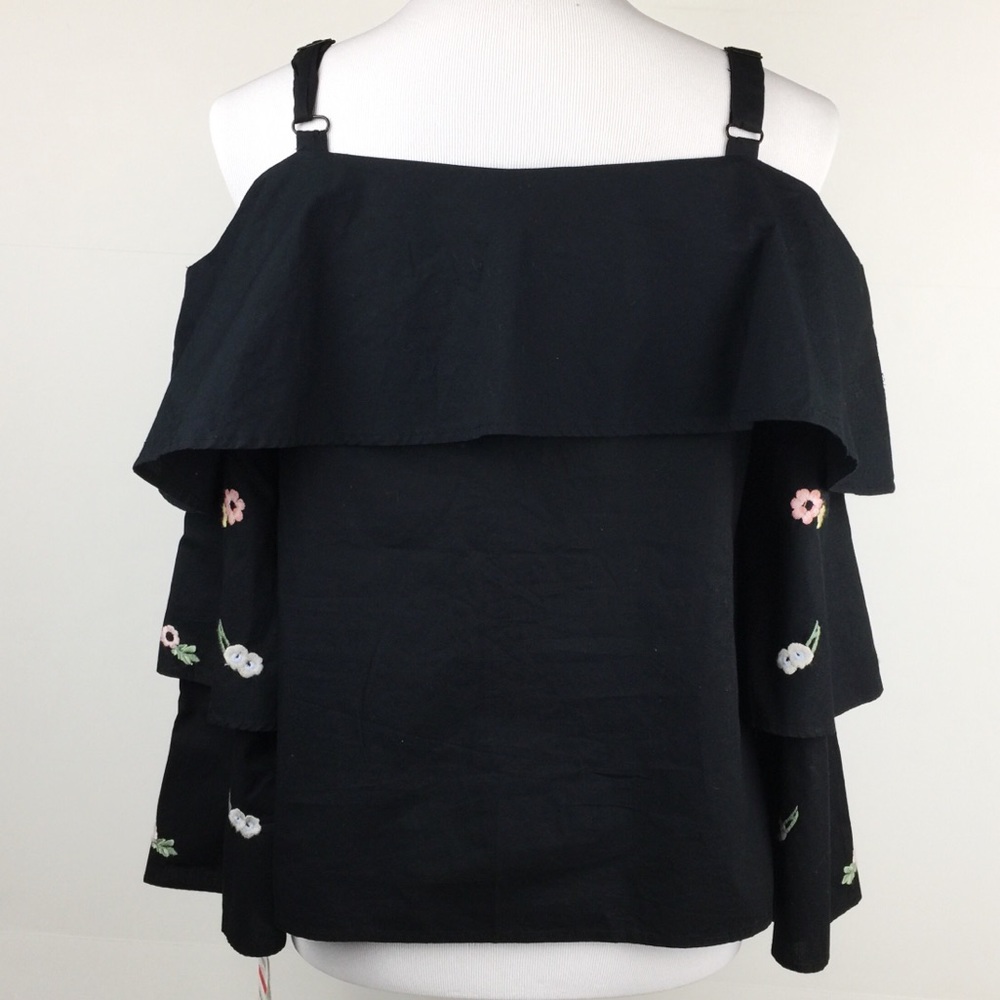 International Concepts Floral Off Shoulder Top - Picture 7 of 8